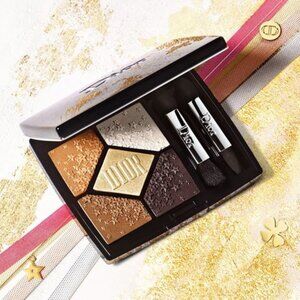 Dior 5 Couleurs Midnight Wish Eyeshadow Palette Gold Bronze Silver Shimmer
